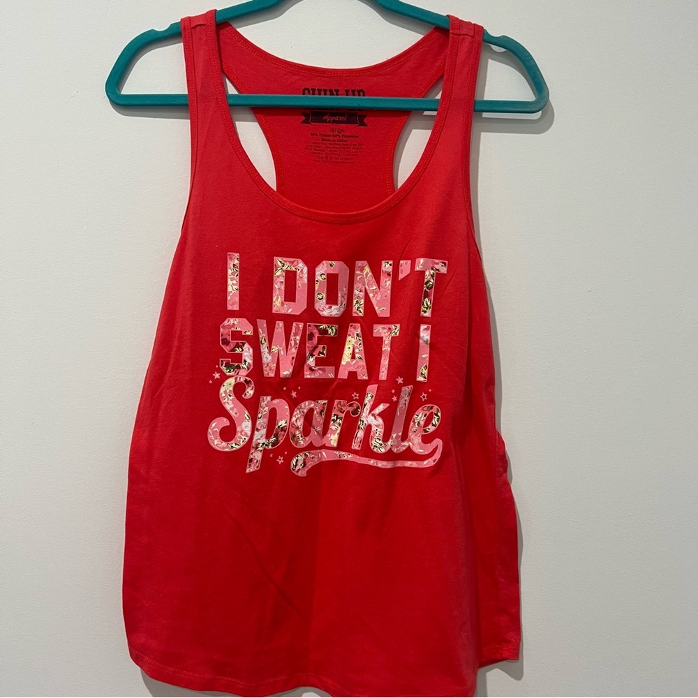 Red/Orange Athleisure Tank Top